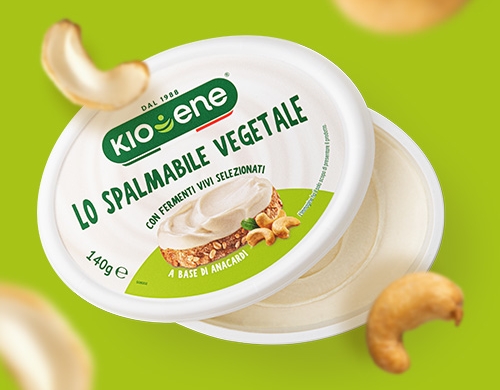 Ecco il nuovo spalmabile vegetale Kioene: un' esplosione di gusto!