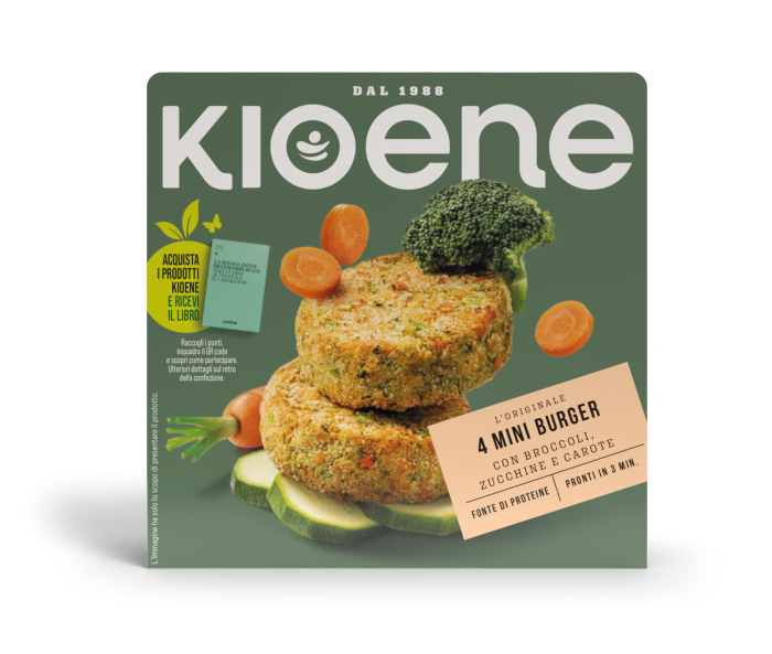 Mini Burger Vegetale con Broccoli, Zucchine e Carote