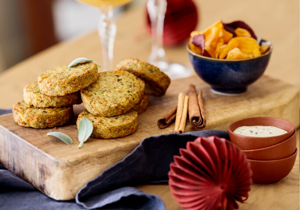 Aperitivo invernale tra amici con Miniburger alle verdure grigliate