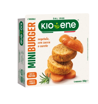 Mini Burger Vegetale con Zucca e Carote