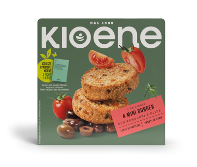 Veggie Mini Burgers with Tomatoes and Olives