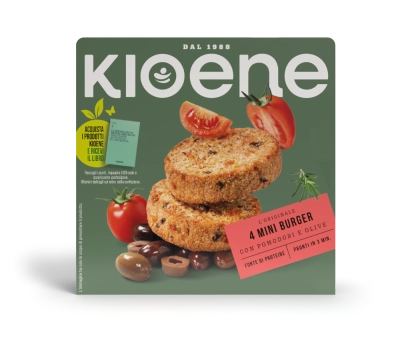 Veggie Mini Burgers with Tomatoes and Olives