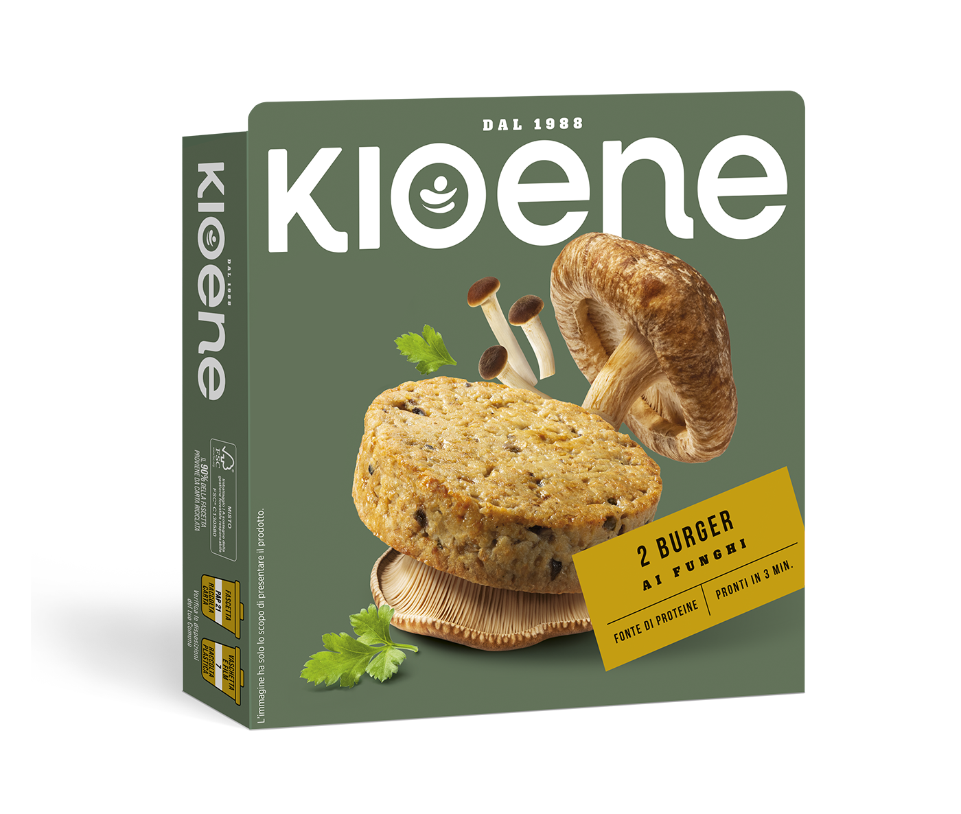 Veggie Burger with Mushrooms