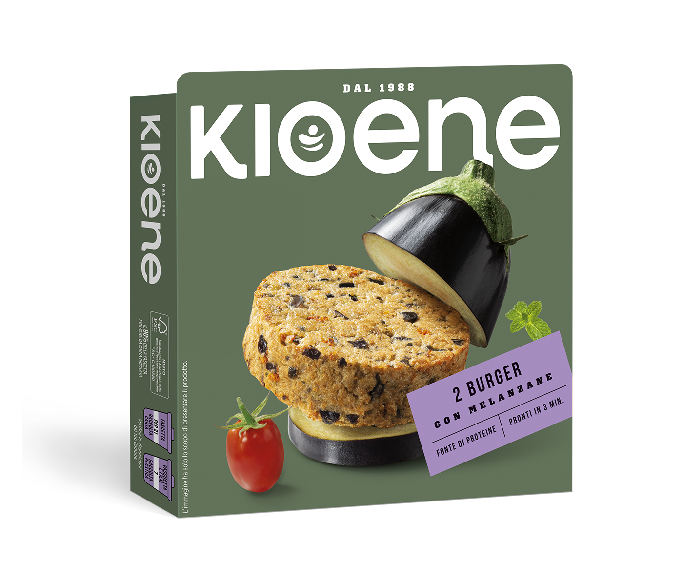 Veggie Burger with Aubergine