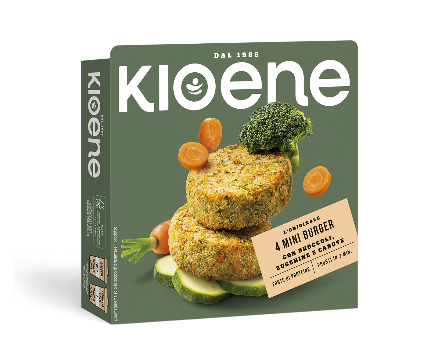 Veggie Mini Burgers with Broccoli, Courgettes and Carrots