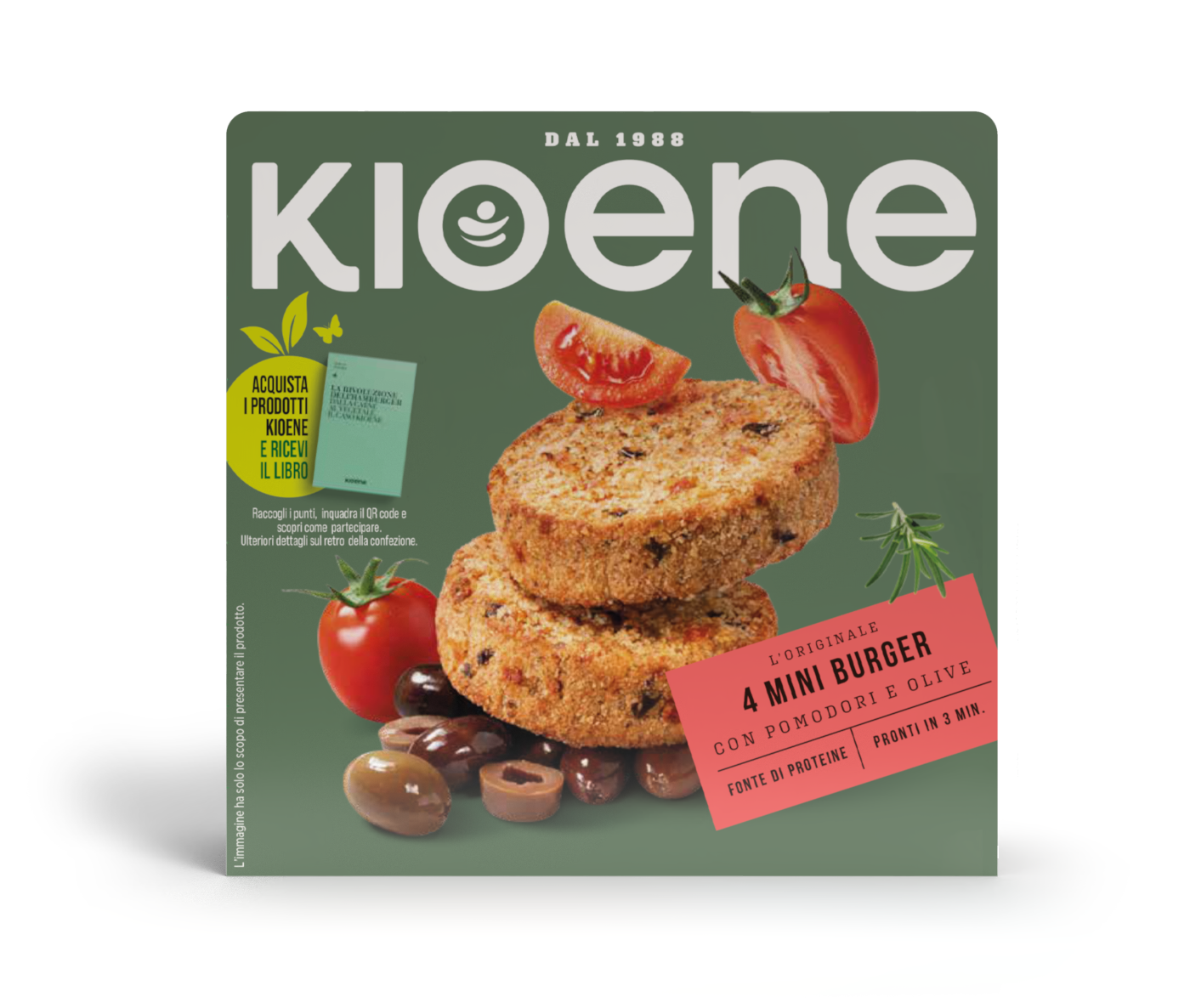 Veggie Mini Burgers with Tomatoes and Olives